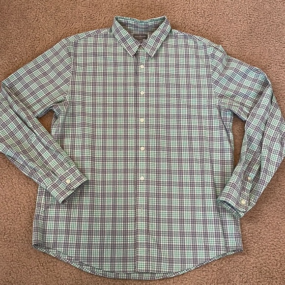 Men’s LL Bean plaid button down shirt - Picture 1 of 4